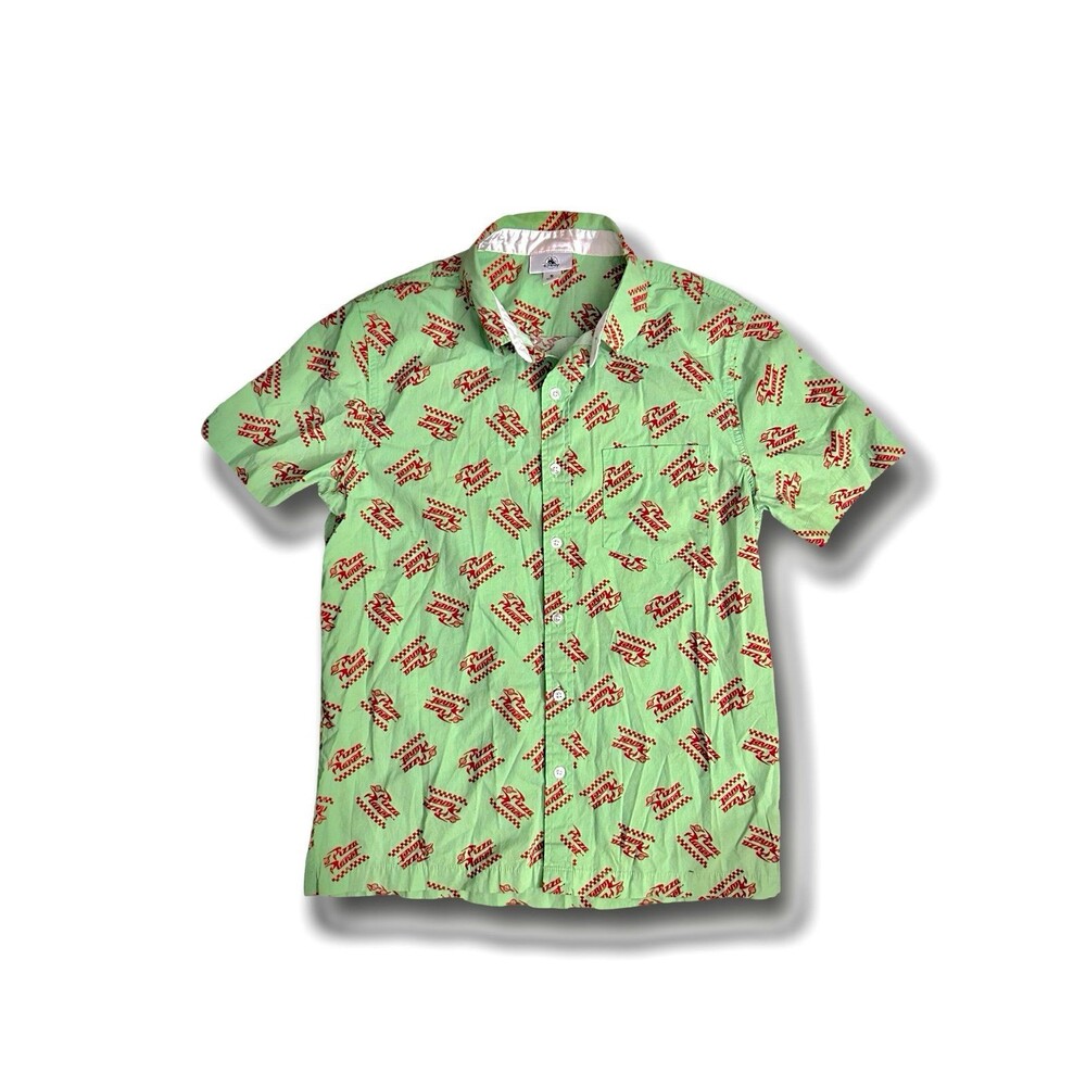 Disney Pixar Toy Story Pizza Planet Button Down